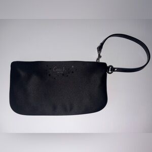 Coach Black Sequin Wristlet Clutch | Evening Bag | Authentic